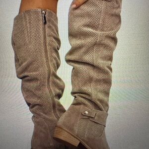 Stylish Tan Knee-High Boots